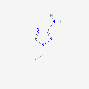 molecular formula C5H8N4 B13146615 1-(Prop-2-en-1-yl)-1H-1,2,4-triazol-3-amine 