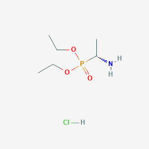 (1R)-1-diethoxyphosphorylethanamine;hydrochloride