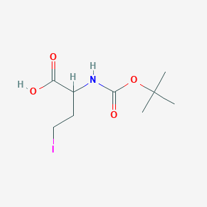 2-((tert-Butoxycarbonyl)amino)-4-iodobutanoic acid