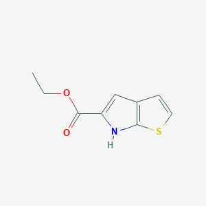 molecular formula C9H9NO2S B1314669 ethyl 6H-thieno[2,3-b]pyrrole-5-carboxylate CAS No. 35357-56-3