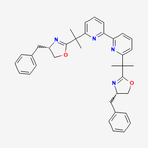 6,6'-Bis(2-((S)-4-benzyl-4,5-dihydrooxazol-2-yl)propan-2-yl)-2,2'-bipyridine