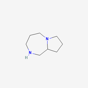 molecular formula C8H16N2 B1314671 octahydro-1H-pyrrolo[1,2-a][1,4]diazepine CAS No. 109324-83-6