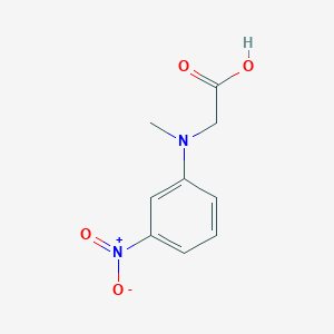 molecular formula C9H10N2O4 B13146720 ((3-Nitro-phenyl)-methyl-amino)-acetic acid 