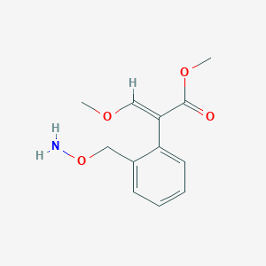 (E)-Methyl 2-(2-((aminooxy)methyl)phenyl)-3-methoxyacrylate