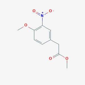 molecular formula C10H11NO5 B1314674 Methyl 2-(4-methoxy-3-nitrophenyl)acetate CAS No. 34837-88-2