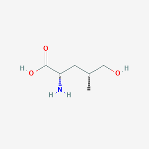 molecular formula C6H13NO3 B13146777 (2s,4r)-5-Hydroxyleucine 