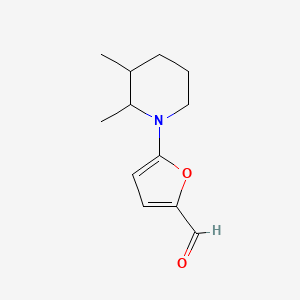 5-(2,3-Dimethylpiperidin-1-yl)furan-2-carbaldehyde