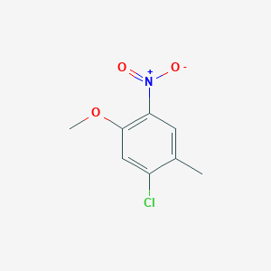 molecular formula C8H8ClNO3 B1314681 1-Chloro-5-methoxy-2-methyl-4-nitrobenzene CAS No. 100777-46-6