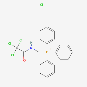 Triphenyl((2,2,2-trichloroacetamido)methyl)phosphonium chloride