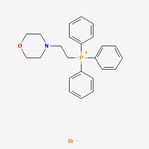 molecular formula C24H27BrNOP B13146817 [2-(Morpholin-4-yl)ethyl](triphenyl)phosphanium bromide CAS No. 21331-68-0