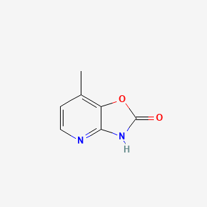 molecular formula C7H6N2O2 B13146849 7-Methyloxazolo[4,5-b]pyridin-2(3H)-one 