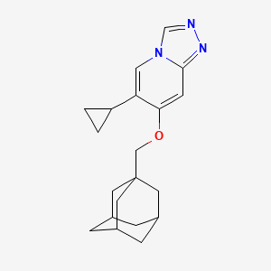 7-(Adamantan-1-ylmethoxy)-6-cyclopropyl-[1,2,4]triazolo[4,3-a]pyridine