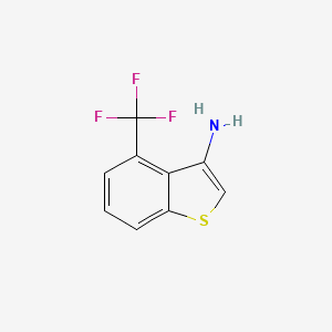 4-(Trifluoromethyl)benzo[b]thiophen-3-amine