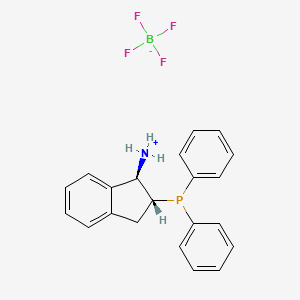 (1R,2R)-2-(Diphenylphosphino)-2,3-dihydro-1H-inden-1-aminium tetrafluoroborate