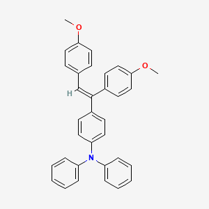 4-(1,2-Bis(4-methoxyphenyl)vinyl)-N,N-diphenylaniline