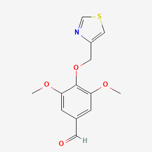 3,5-Dimethoxy-4-(1,3-thiazol-4-ylmethoxy)benzaldehyde