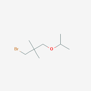 1-Bromo-2,2-dimethyl-3-(propan-2-yloxy)propane