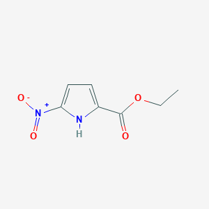 molecular formula C7H8N2O4 B1314694 5-硝基-1H-吡咯-2-甲酸乙酯 CAS No. 36131-46-1