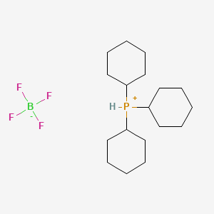 molecular formula C18H34BF4P B1314696 Tricyclohexylphosphonium tetrafluoroborate CAS No. 58656-04-5