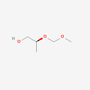 molecular formula C5H12O3 B1314697 (S)-2-Methoxymethoxy-1-propanol CAS No. 91191-95-6