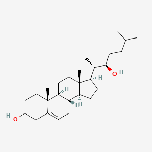 (8S,9S,10R,13S,14S,17R)-17-((2S,3R)-3-Hydroxy-6-methylheptan-2-yl)-10,13-dimethyl-2,3,4,7,8,9,10,11,12,13,14,15,16,17-tetradecahydro-1H-cyclopenta[a]phenanthren-3-ol