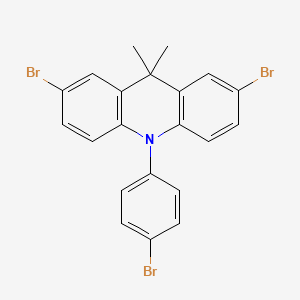 2,7-Dibromo-10-(4-bromophenyl)-9,9-dimethyl-9,10-dihydroacridine