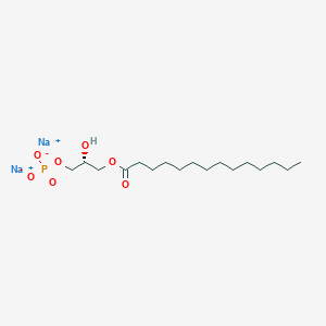 Sodium (R)-2-hydroxy-3-(tetradecanoyloxy)propyl phosphate