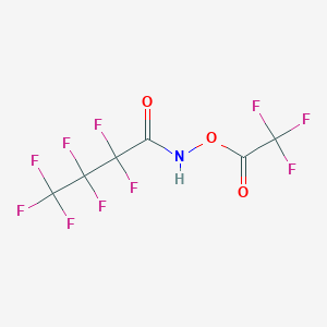 2,2,3,3,4,4,4-Heptafluoro-N-[(trifluoroacetyl)oxy]butanamide