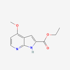 B1314711 Ethyl 4-methoxy-1H-pyrrolo[2,3-b]pyridine-2-carboxylate CAS No. 290332-97-7