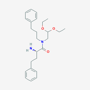 (S)-2-Amino-N-(2,2-diethoxyethyl)-4-phenyl-N-(3-phenylpropyl)butanamide