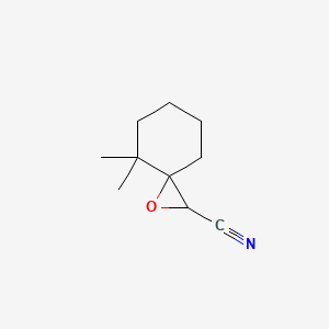 4,4-Dimethyl-1-oxaspiro[2.5]octane-2-carbonitrile