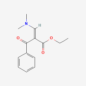 molecular formula C14H17NO3 B1314749 Ethyl 3-(dimethylamino)-2-(phenylcarbonyl)prop-2-enoate 