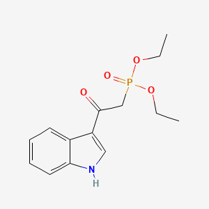 B1314751 Diethyl [2-(indol-3-yl)-2-oxoethyl]phosphonate CAS No. 850231-86-6