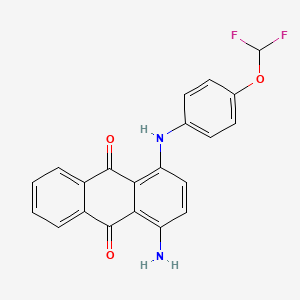 1-Amino-4-[4-(difluoromethoxy)anilino]anthracene-9,10-dione