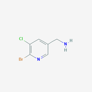 (6-Bromo-5-chloropyridin-3-yl)methanamine