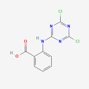 2-[(4,6-Dichloro-1,3,5-triazin-2-yl)amino]benzoic acid