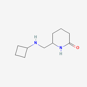 6-[(Cyclobutylamino)methyl]piperidin-2-one