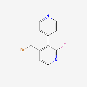 4-(Bromomethyl)-2-fluoro-3,4'-bipyridine