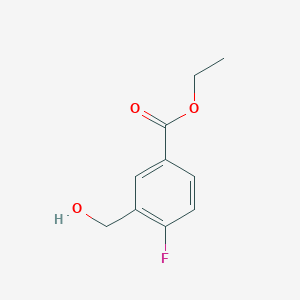 Ethyl 4-fluoro-3-(hydroxymethyl)benzoate