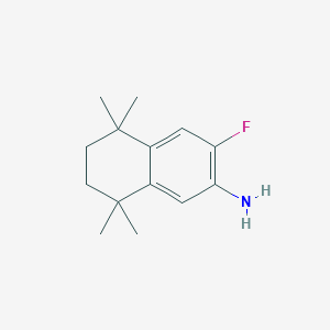 3-Fluoro-5,5,8,8-tetramethyl-5,6,7,8-tetrahydronaphthalen-2-amine