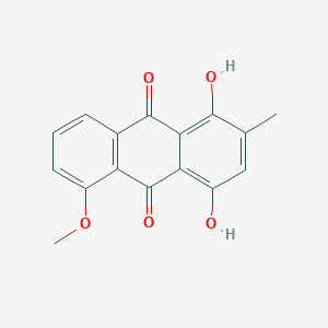 1,4-Dihydroxy-5-methoxy-2-methylanthracene-9,10-dione