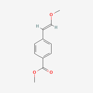 molecular formula C11H12O3 B13147654 Methyl 4-[(e)-2-methoxyethenyl]benzoate 