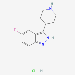 5-Fluoro-3-(piperidin-4-YL)-1H-indazole hydrochloride