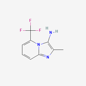 2-Methyl-5-(trifluoromethyl)imidazo[1,2-a]pyridin-3-amine