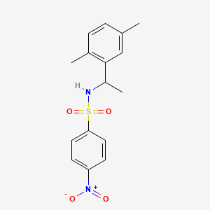 N-(1-(2,5-Dimethylphenyl)ethyl)-4-nitrobenzenesulfonamide