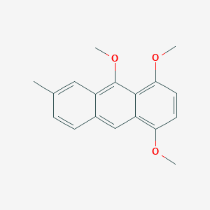 1,4,10-Trimethoxy-6-methylanthracene