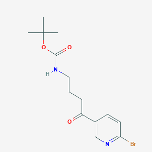 tert-Butyl(4-(6-bromopyridin-3-yl)-4-oxobutyl)carbamate