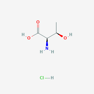 molecular formula C4H10ClNO3 B13147817 D-Allothreonine, hydrochloride 