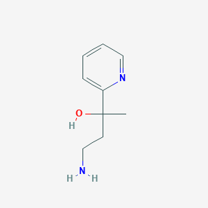 4-Amino-2-(pyridin-2-yl)butan-2-ol