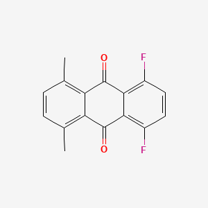 9,10-Anthracenedione, 1,4-difluoro-5,8-dimethyl-